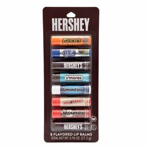 HERSHEY Lip Balms, 8 Pack, Multiple Flavors